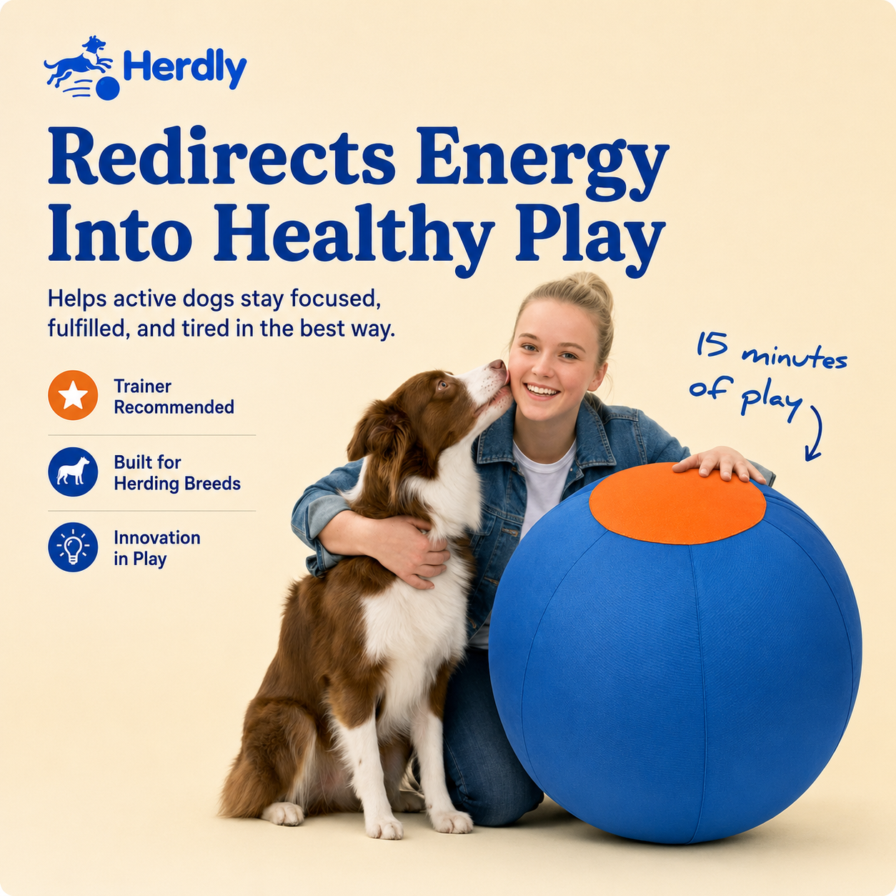 Herdly™ Herding Ball